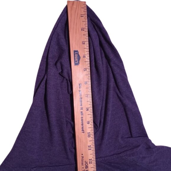 Pro Edge Hooded Short Sleeve Notre Dame Tee in Heather Blue Size Juniors XL - Picture 8 of 8